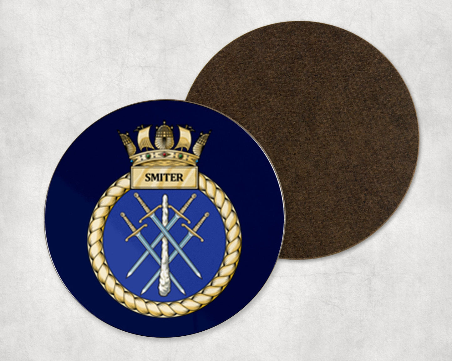 HMS Smiter - Round Coaster Set