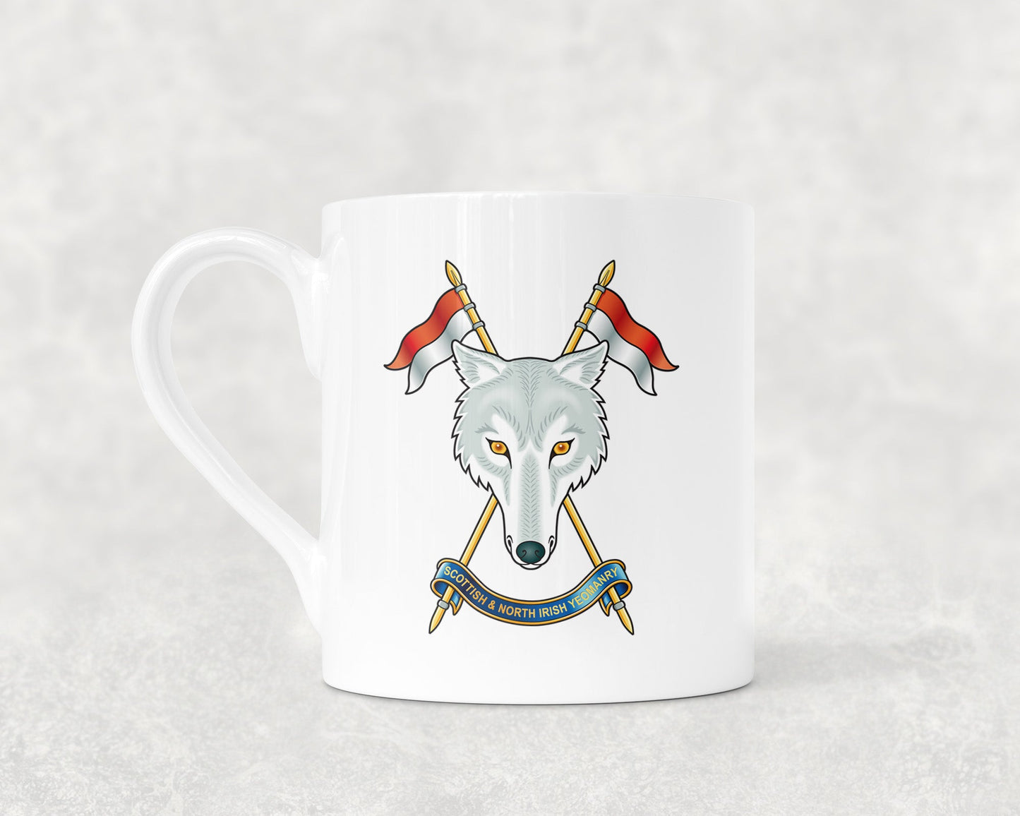 Scottish and North Irish Yeomanry - Bone China Mug