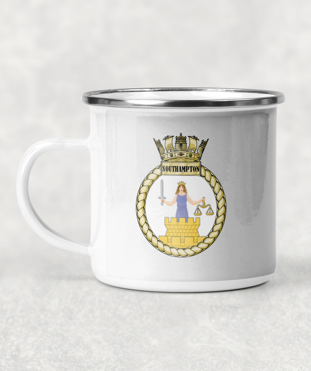 HMS Southampton - Enamel Mug