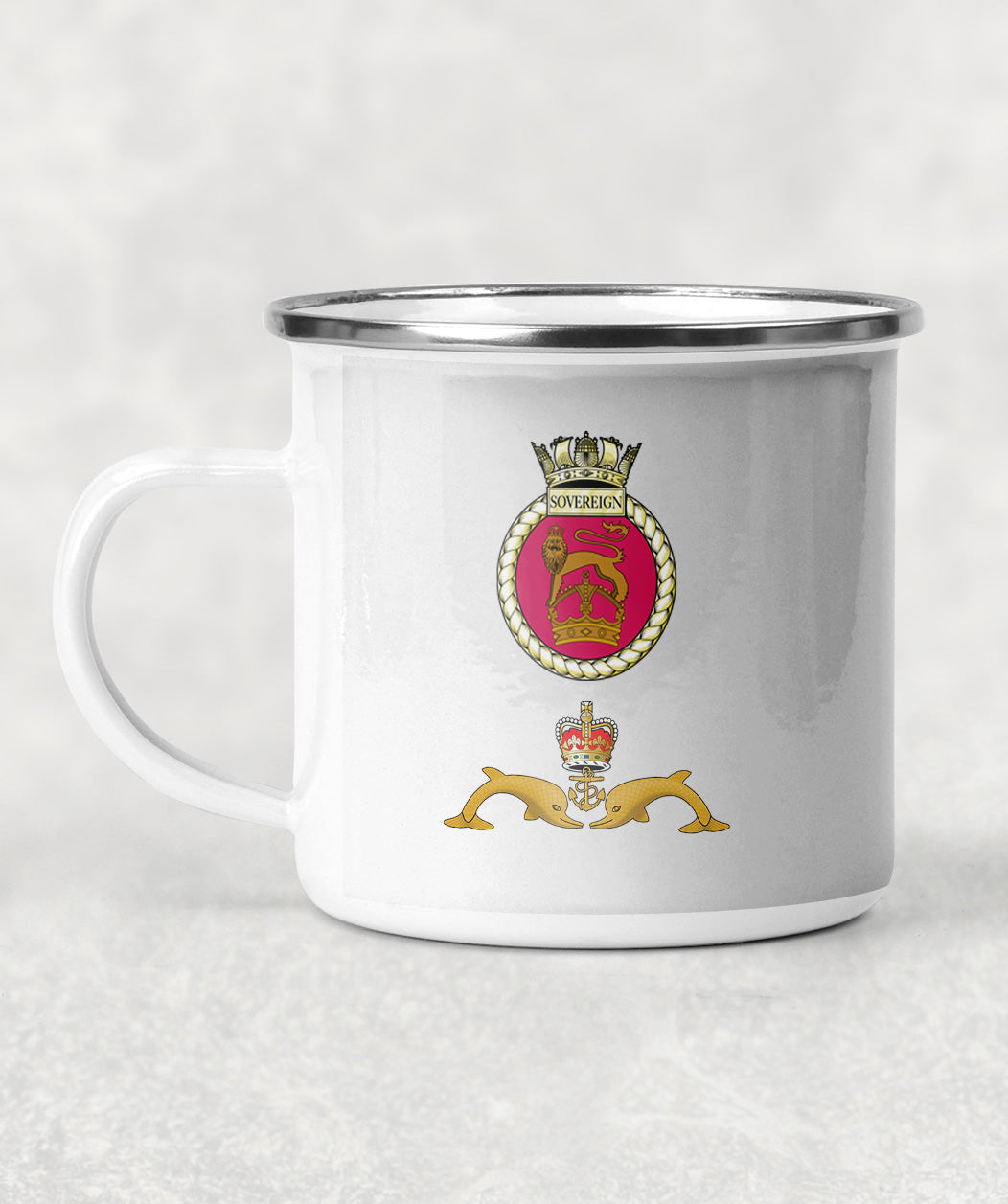 HMS Sovereign - Enamel Mug