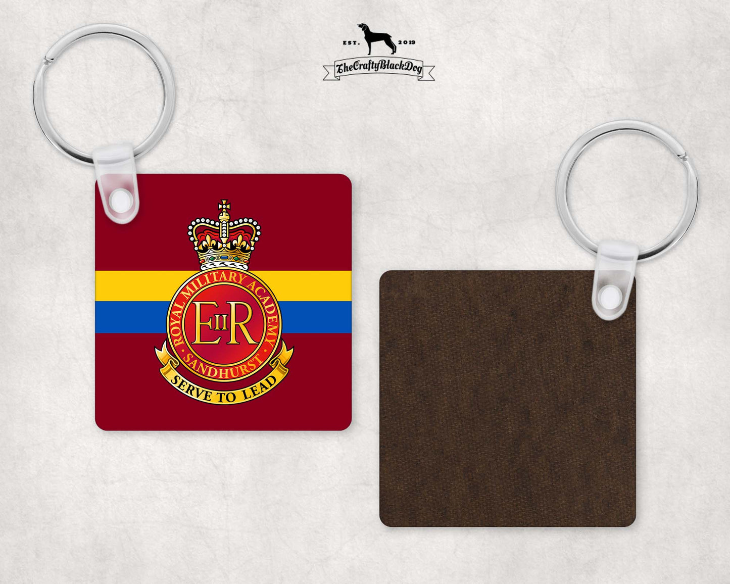 Royal Military Academy Sandhurst - Square Key Ring