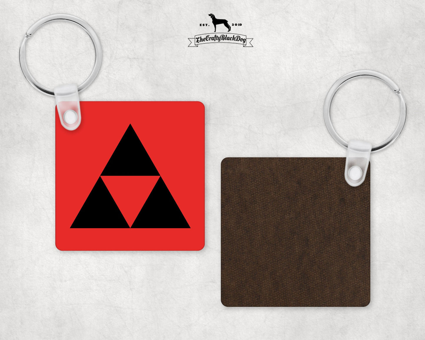 3rd (United Kingdom) Division - Square Keyring