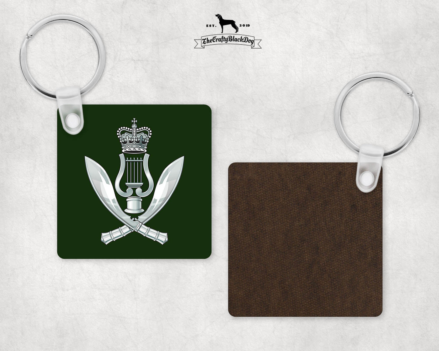 Band of the Brigade of Gurkhas - Square Keyring