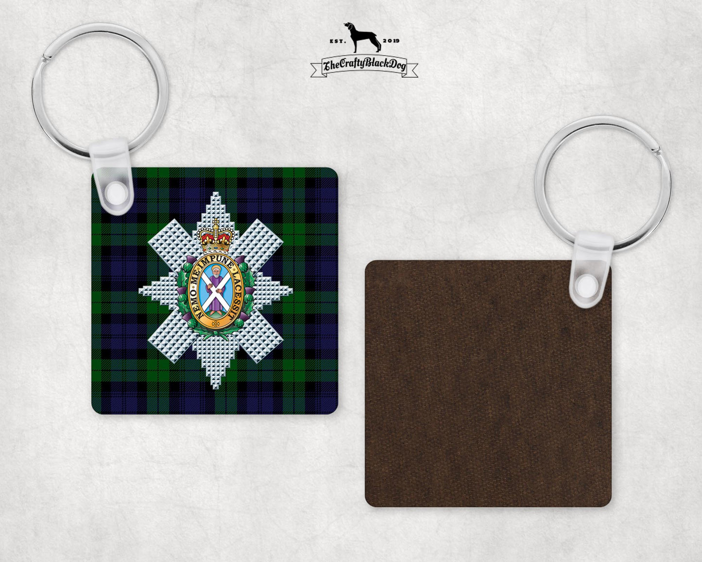 Black Watch - Square Keyring