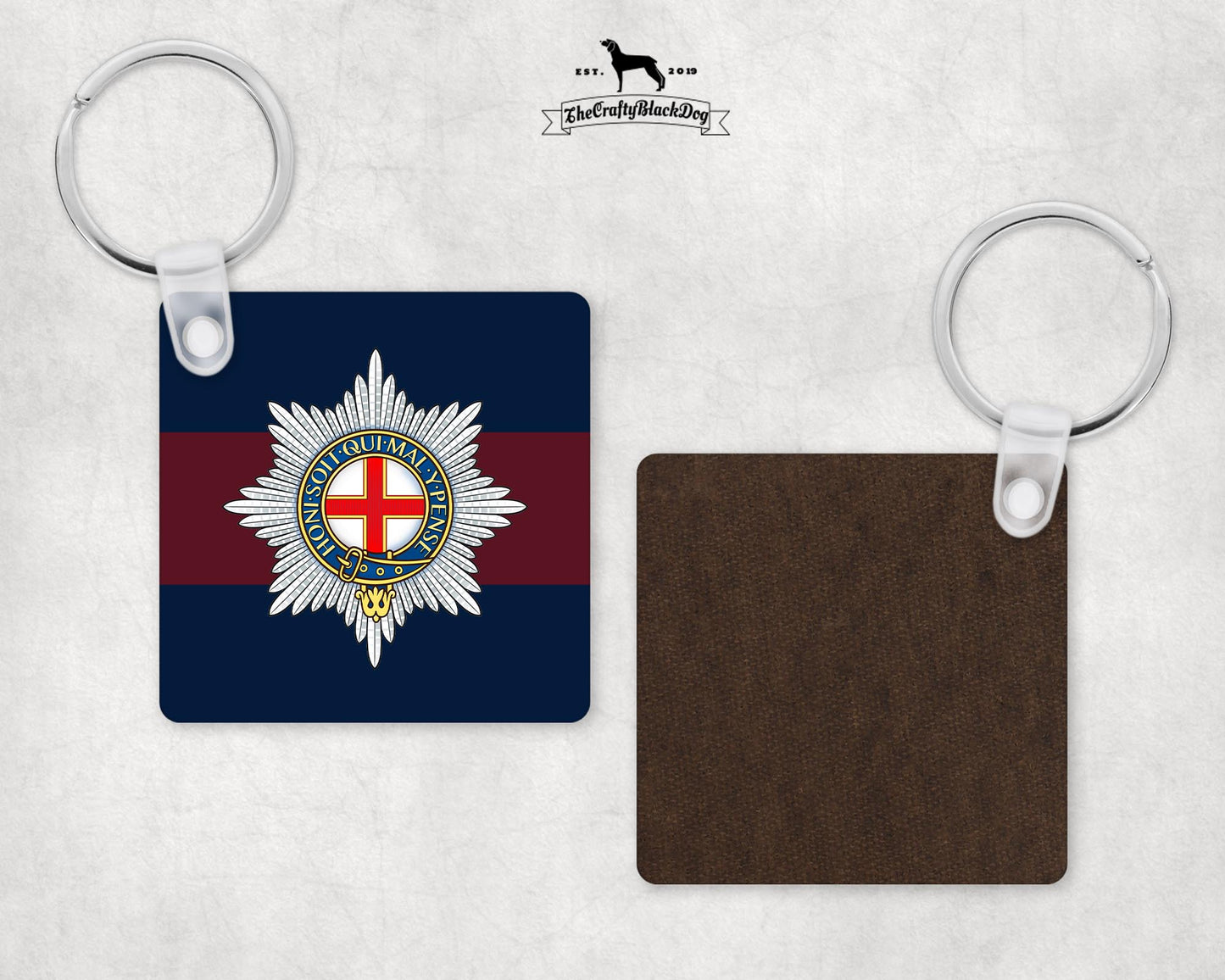 Coldstream Guards - Square Keyring