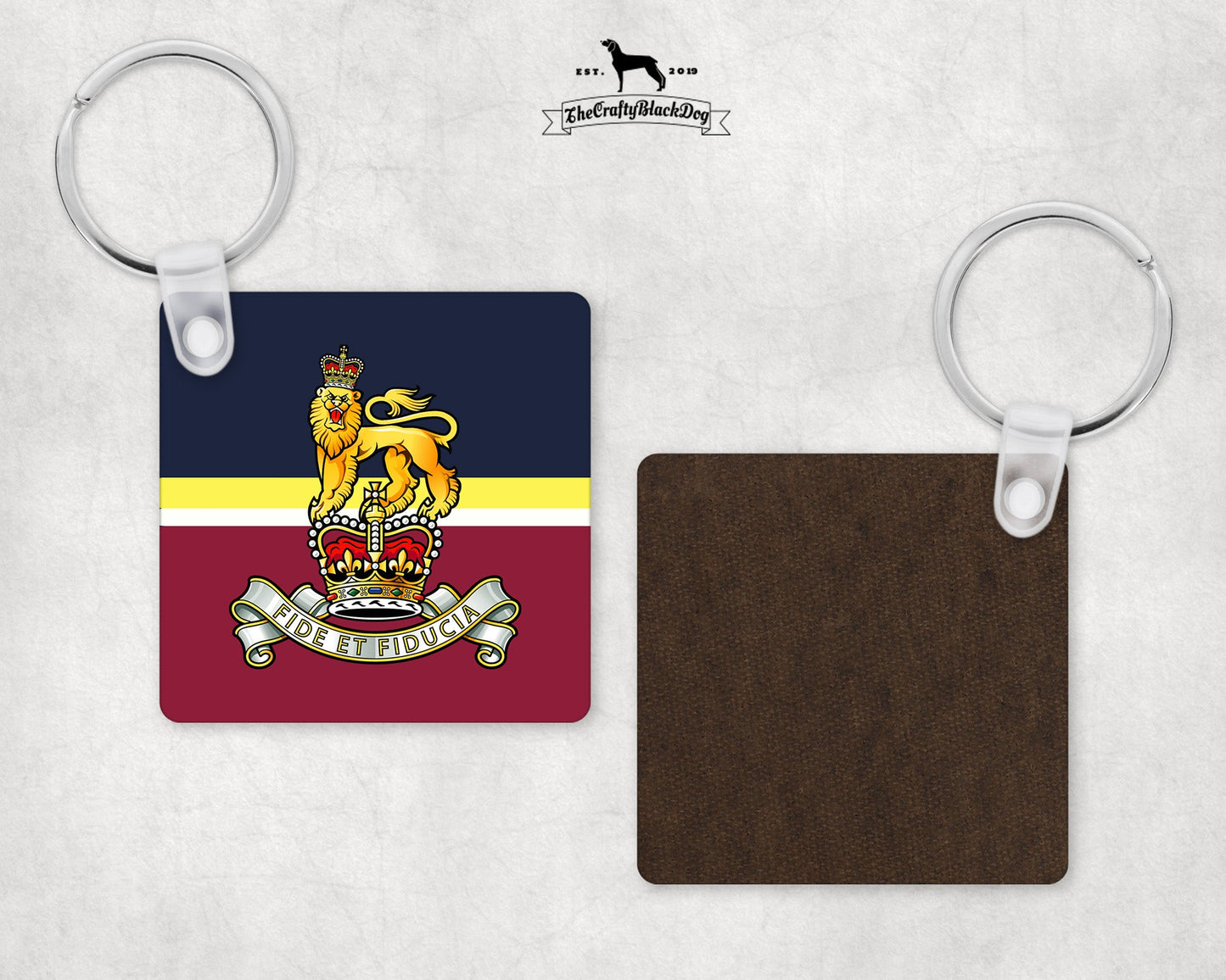 Royal Army Pay Corps - Square Keyring