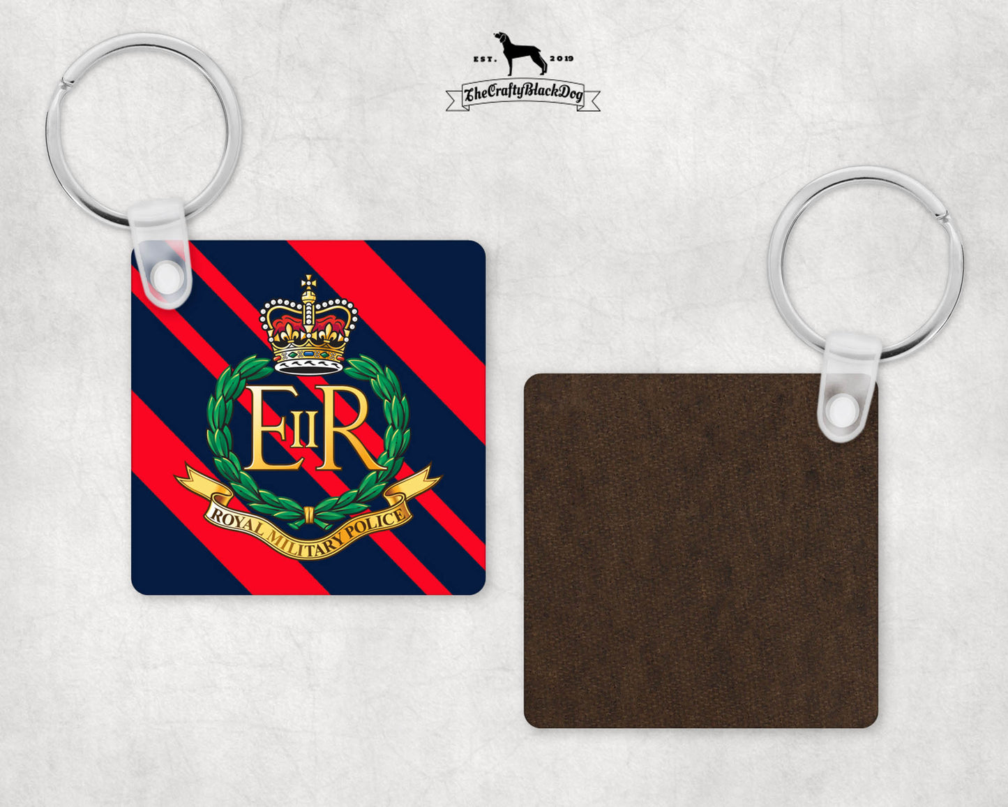 Royal Military Police - Square Key Ring