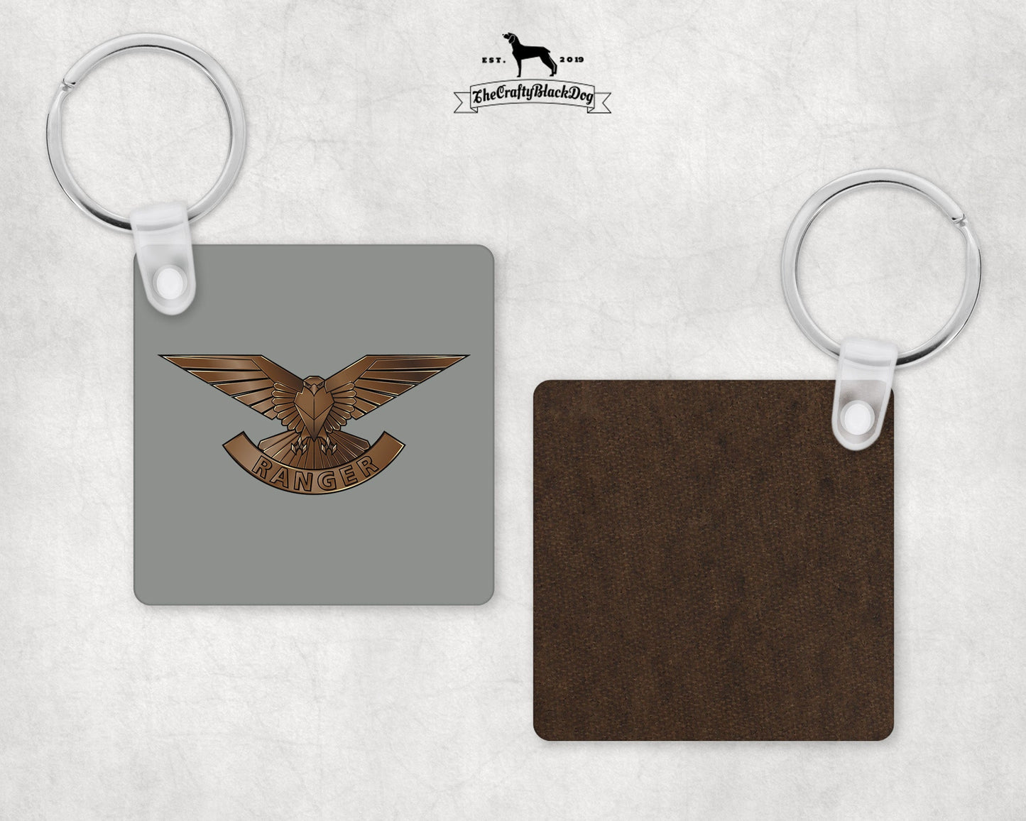 Ranger Regiment - Square Keyring