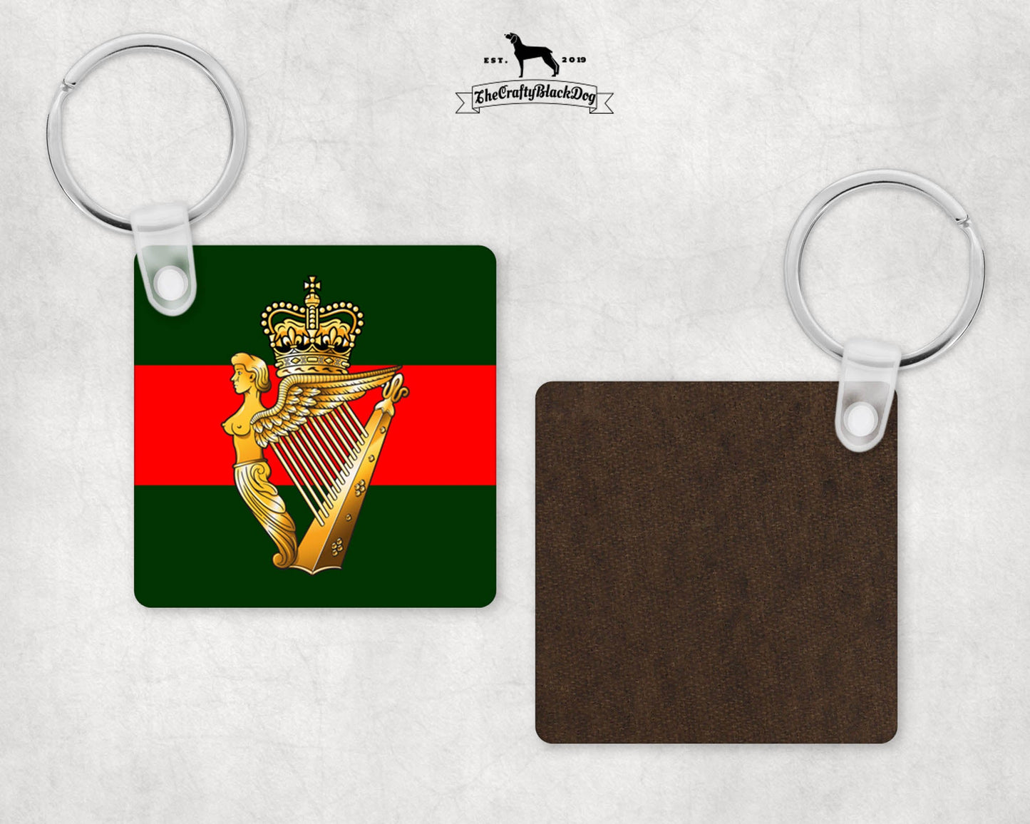 Ulster Defence Regiment - Square Keyring