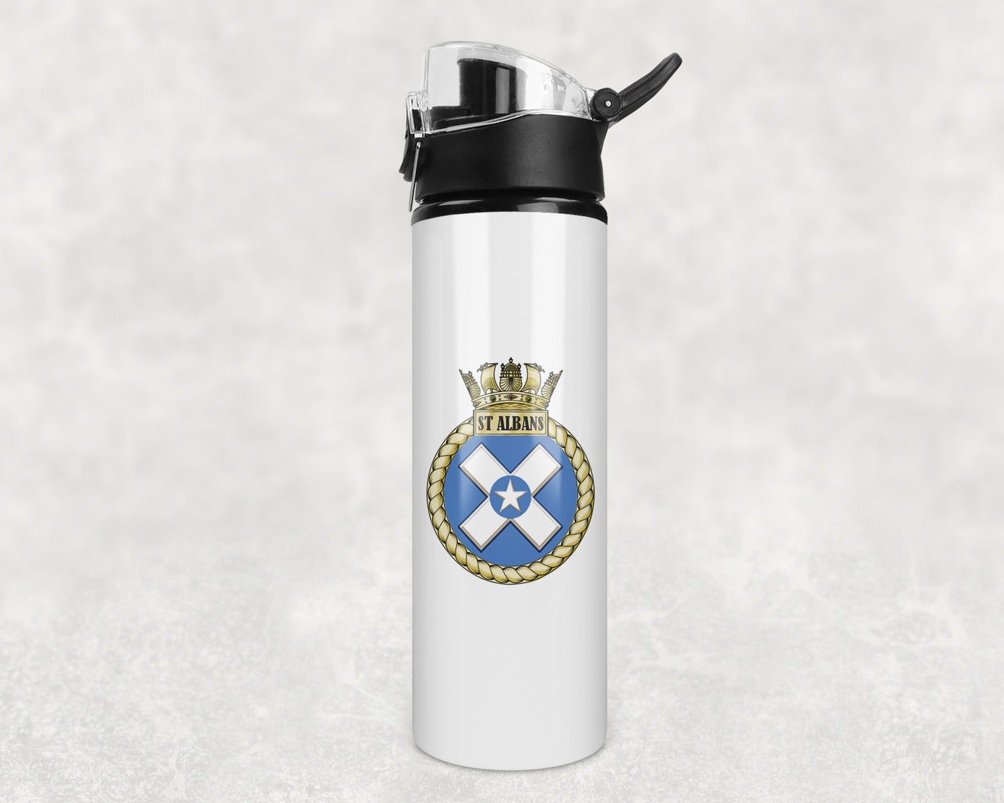 HMS St Albans - Flip Top Water Bottle