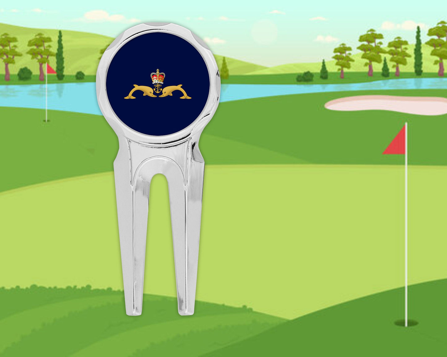Submariner Dolphins - Golf Divot Repair Tool