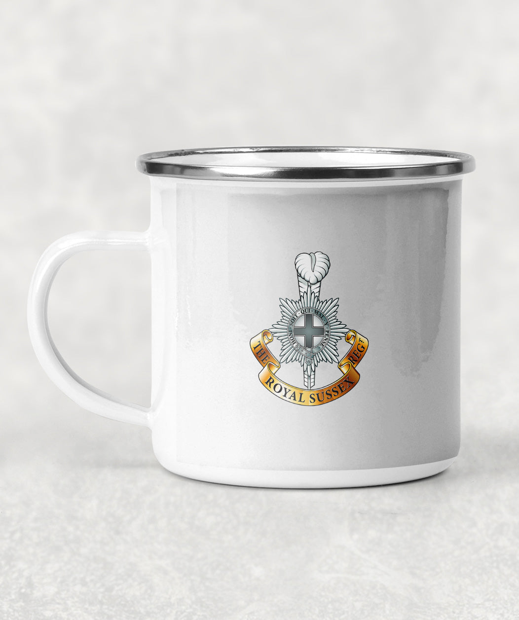 Royal Sussex Regiment - Enamel Mug