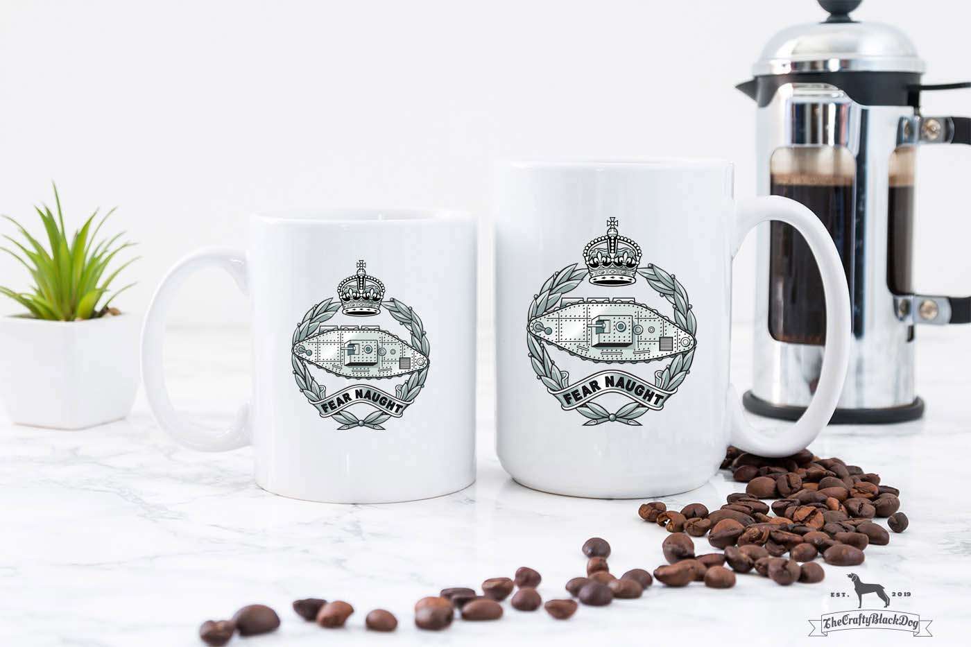 Royal Tank Regiment - 11oz/15oz Mug (New King's Crown)