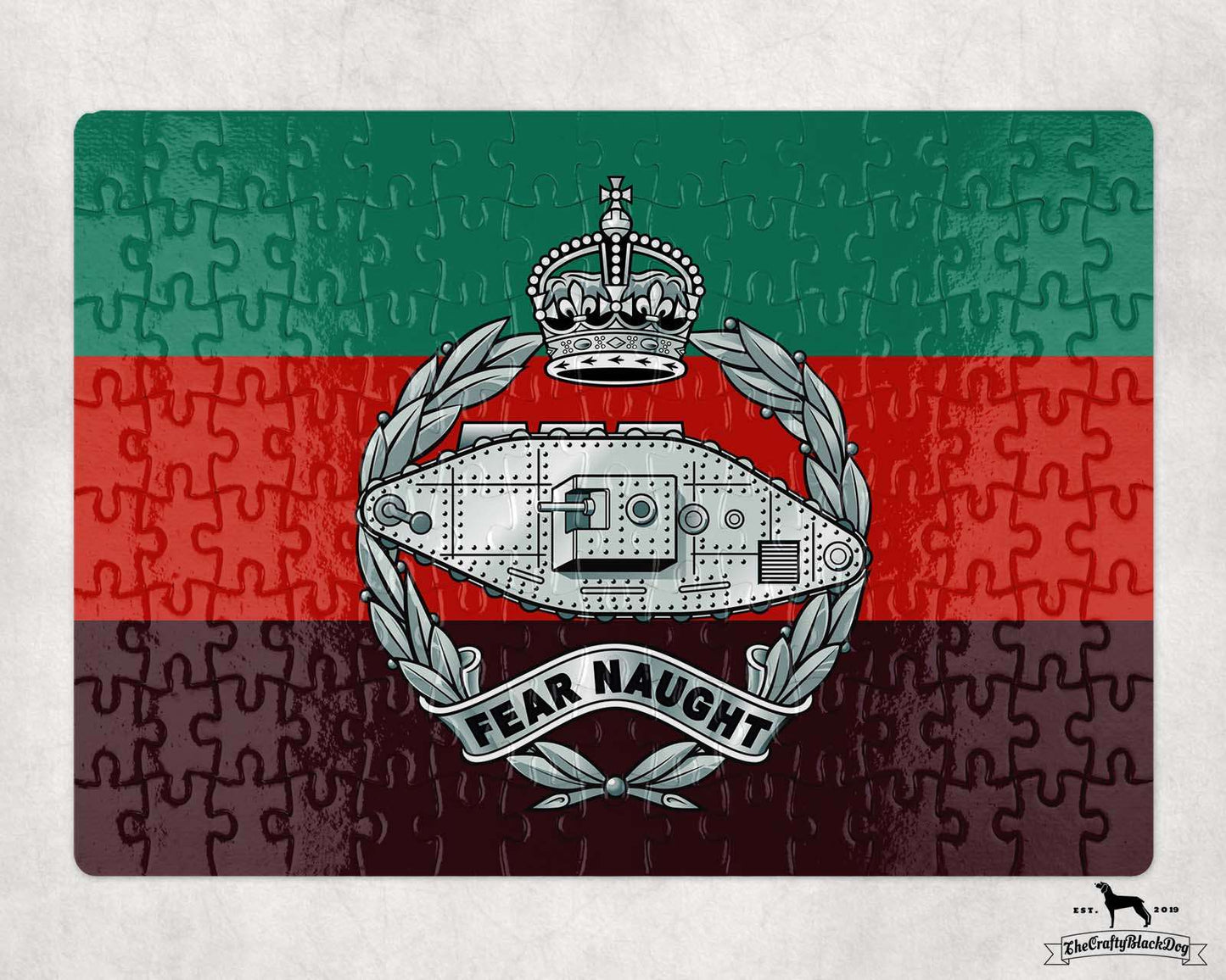 Royal Tank Regiment - Jigsaw Puzzle (New King's Crown)