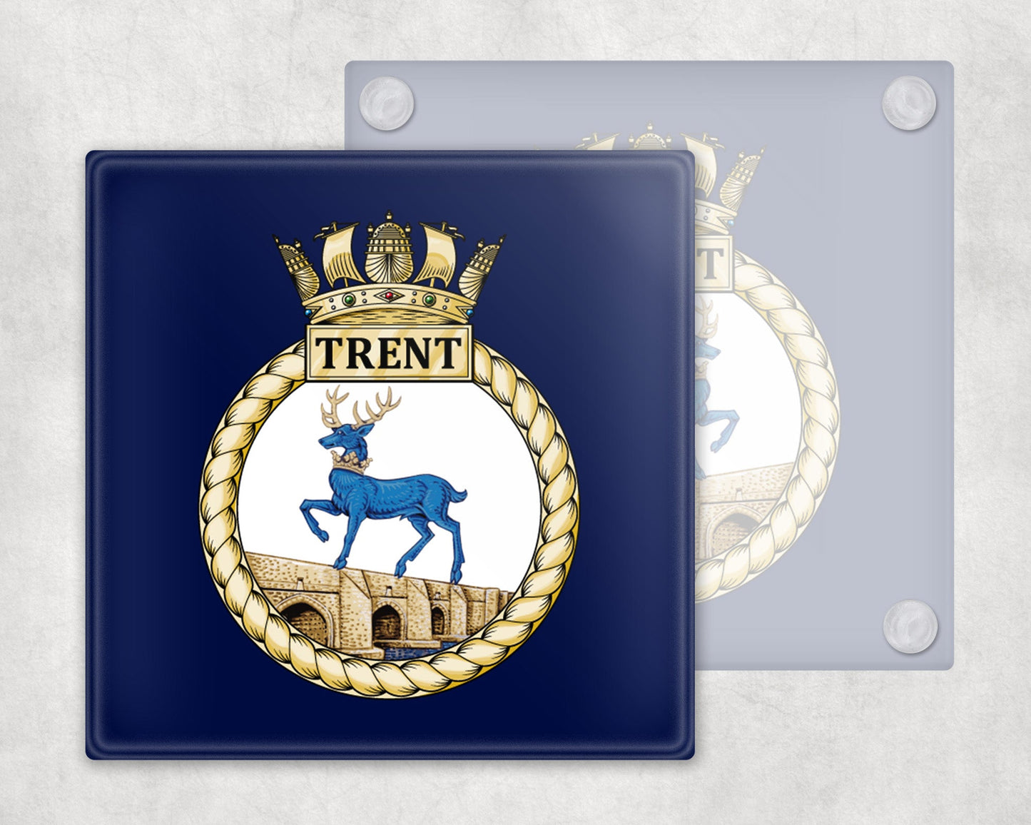 HMS Trent - Glass Coaster