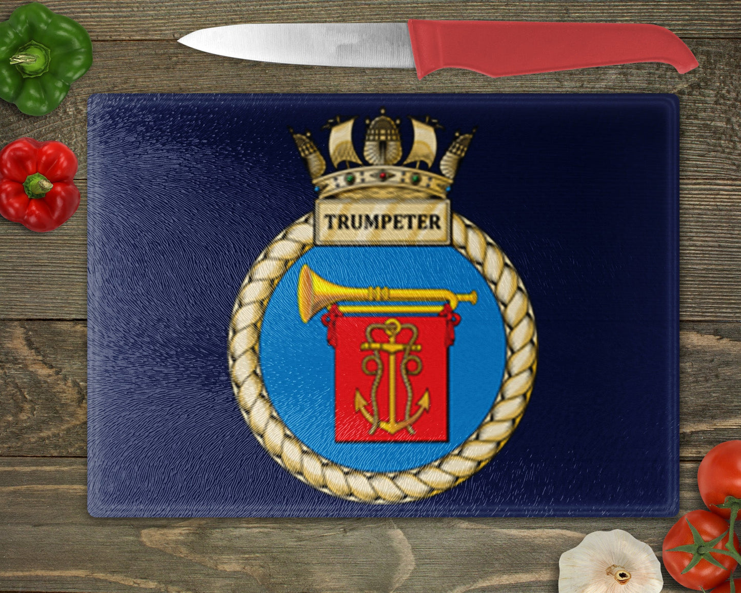 HMS Trumpeter - Cutting Board