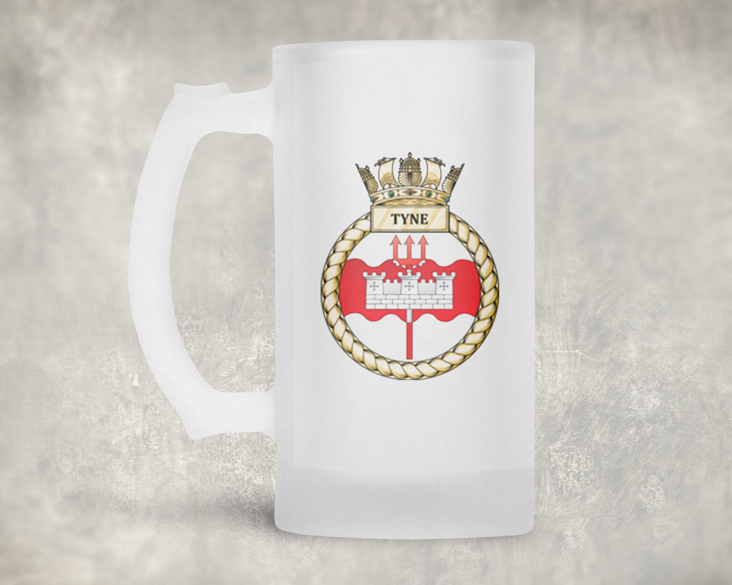 HMS Tyne - Frosted Stein/Tankard/Beer Mug - Frosted Stein/Tankard/Beer Mug
