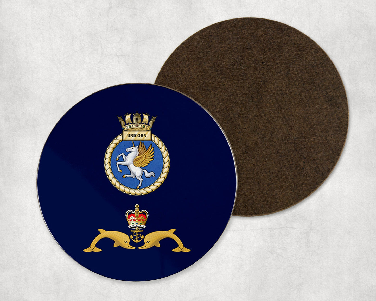HMS Unicorn - Round Coaster Set