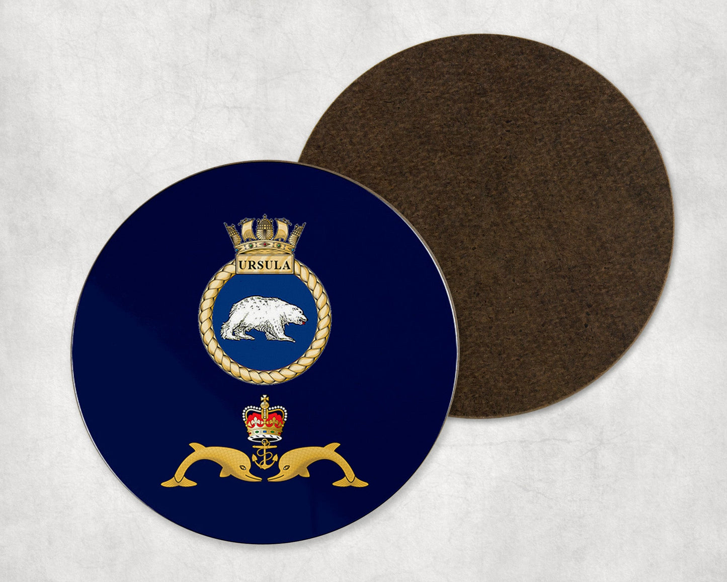 HMS Ursula - Round Coaster Set