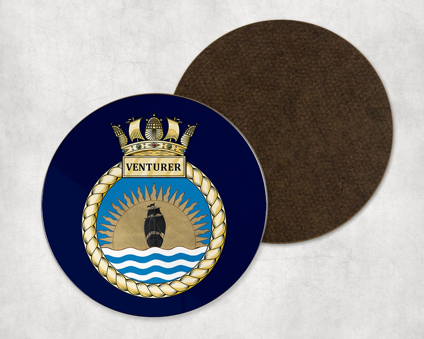 HMS Venturer - Round Coaster Set
