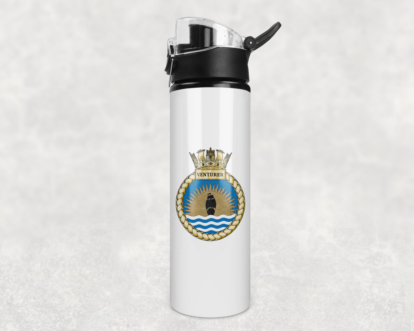 HMS Venturer - Flip Top Water Bottle