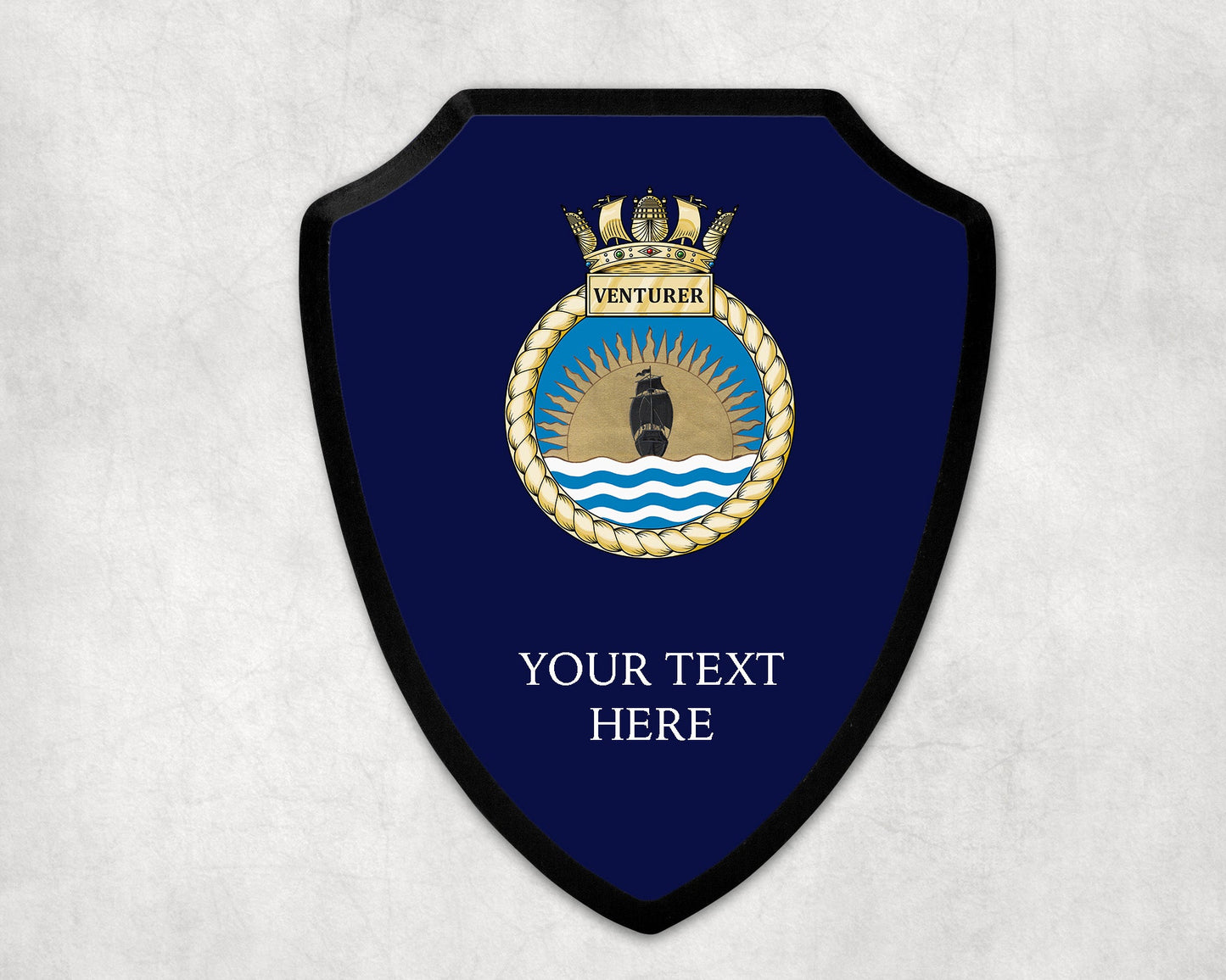HMS Venturer - Royal Navy Printed Wall Shield