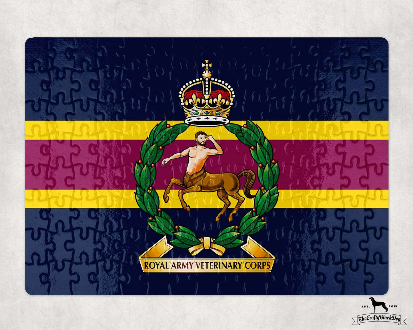 Royal Army Veterinary Corps - Jigsaw Puzzle (New King's Crown)