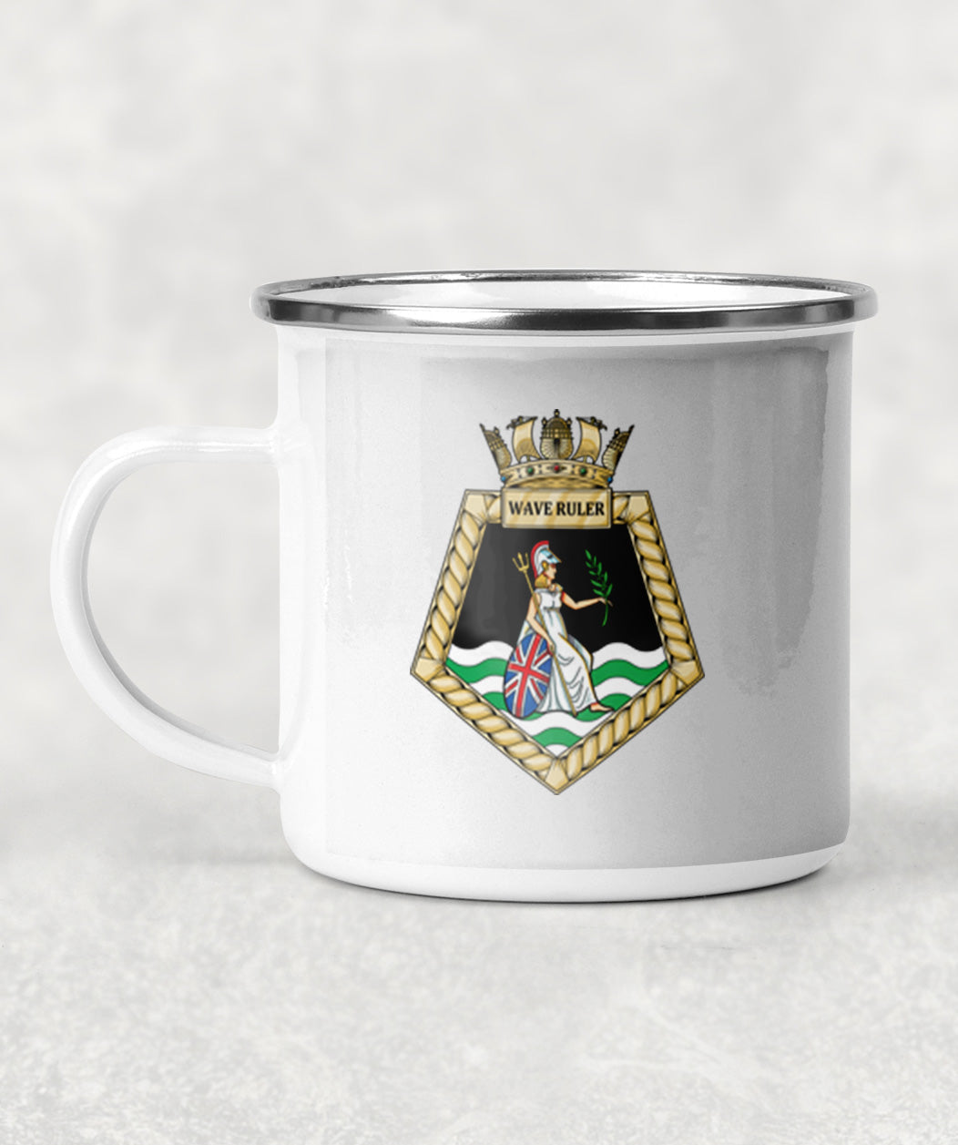 RFA Wave Ruler - Enamel Mug
