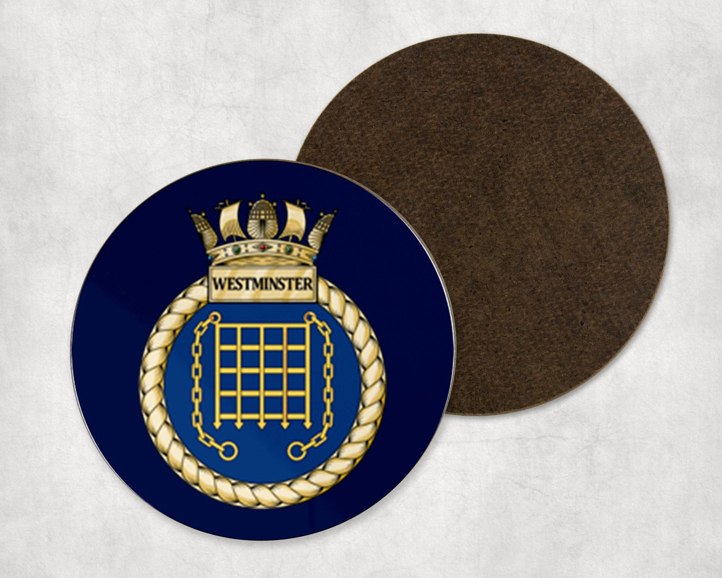 HMS Westminster - Round Coaster Set
