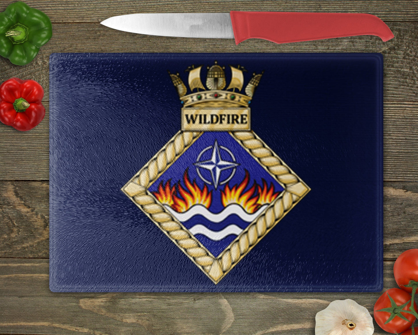 HMS Wildfire - Cutting Board