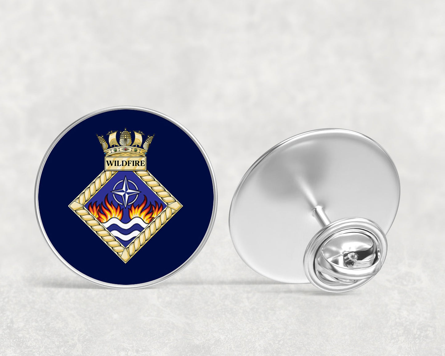 HMS Wildfire - Lapel Pin