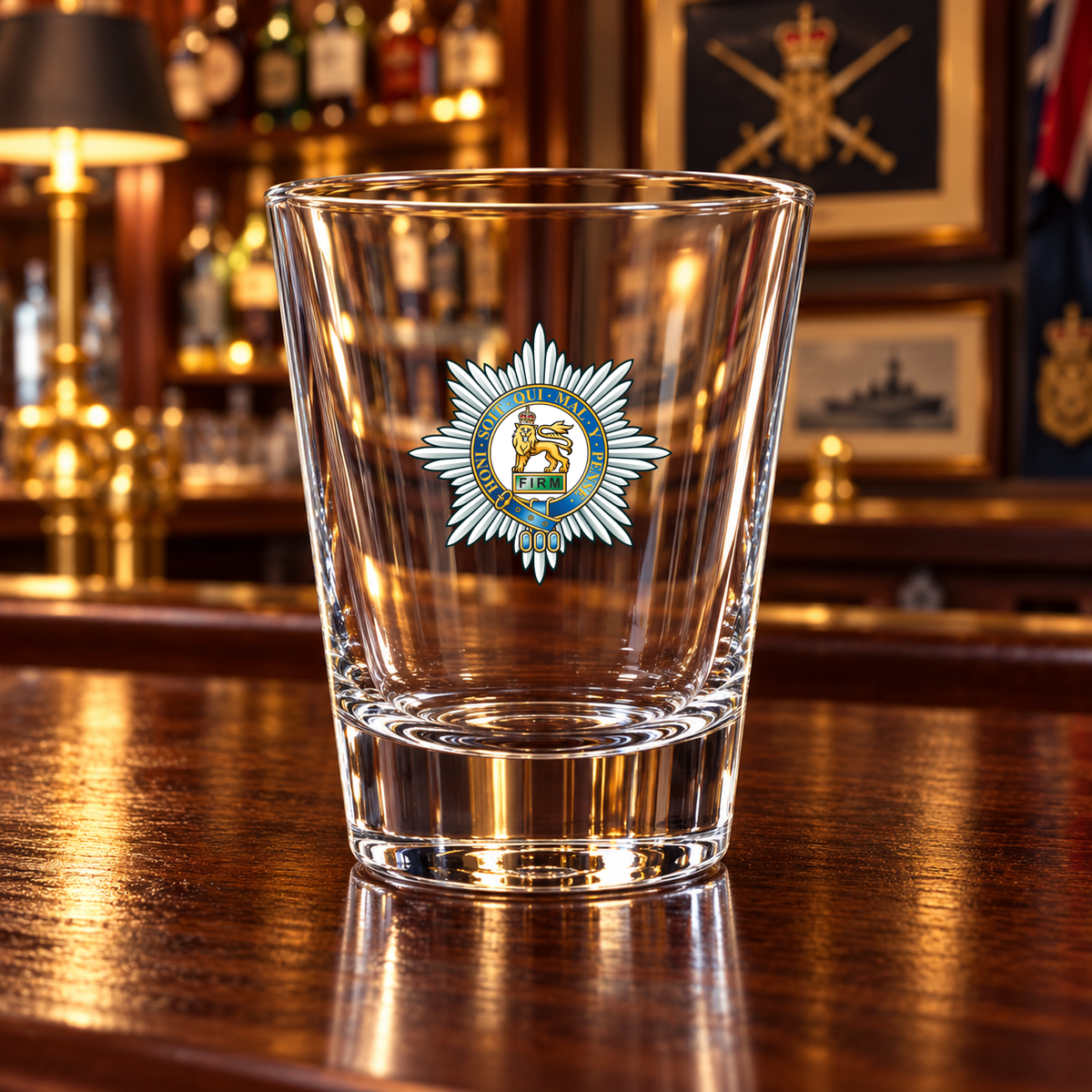 Worcesteshire Regiment - Shot Glasses | The Crafty Black Dog — Frosted_Shot_Glass_Military_Bar_Smart_Object copy