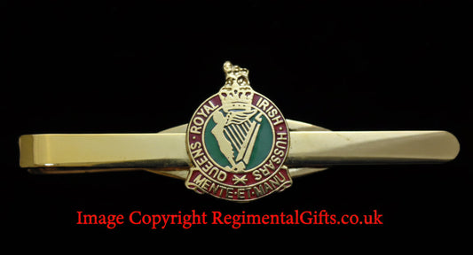 The Queen's Royal Irish Hussars Tie Bar