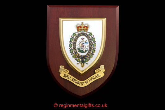 The Royal Regiment of Fusiliers (RRF) - Wall Shield Plaque | MOD Licensed Seller