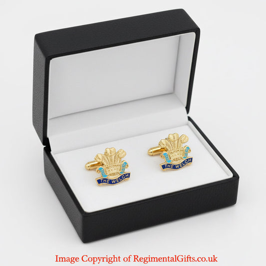 The Welch Regiment Cufflinks | MOD Licensed Product