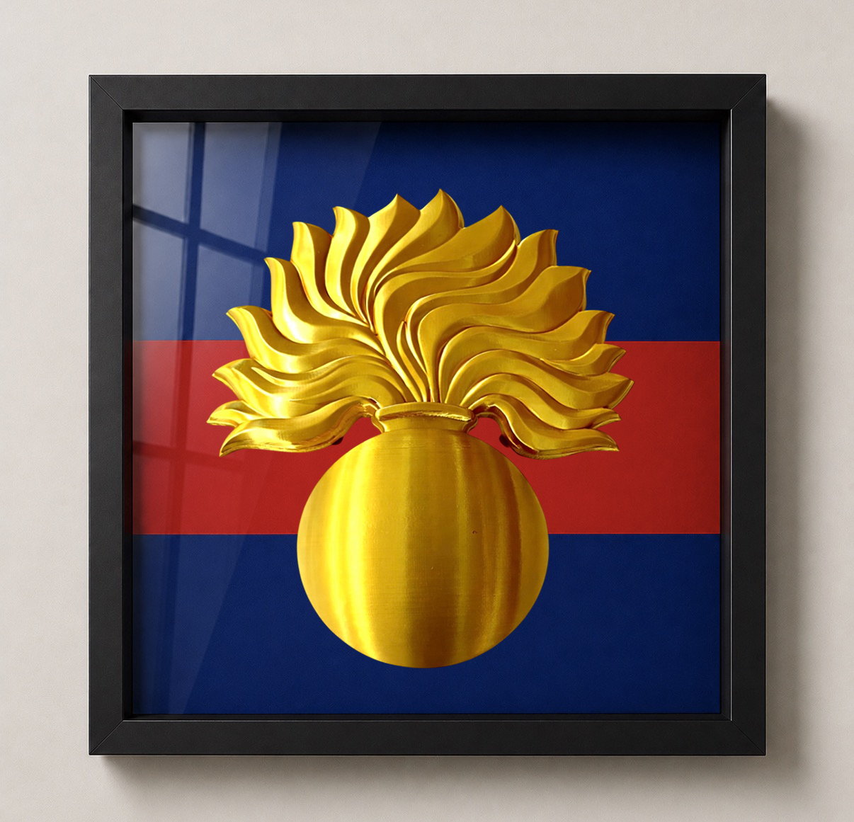 Grenadier Guards Grenade Display Frame | Officially Licensed