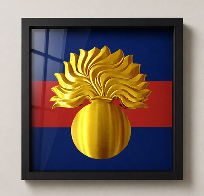 Grenadier Guards Grenade Display Frame | Officially Licensed