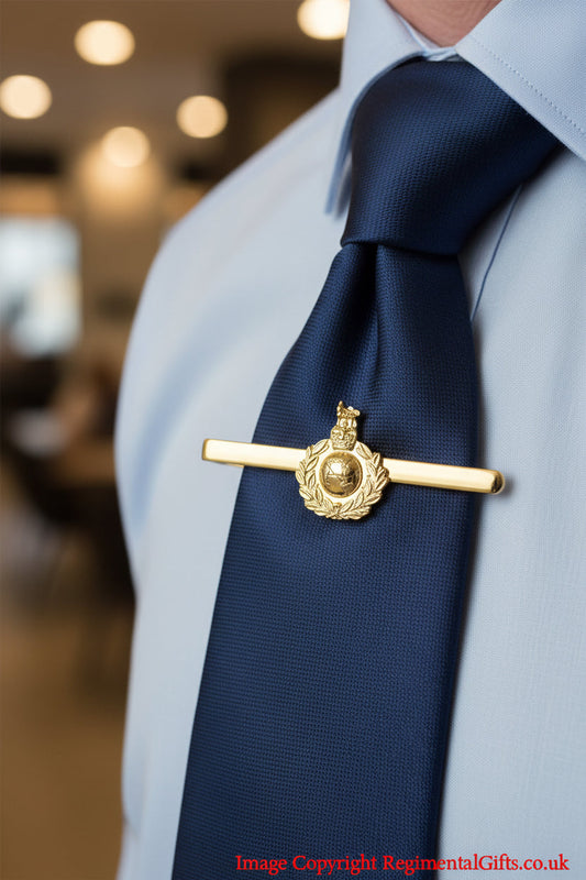 Royal Marines Globe & Laurel Tie Bar