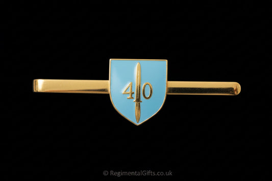 40 Commando Royal Marines Shield Tie Bar
