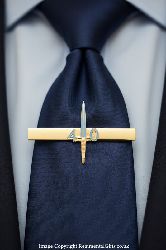 40 Commando Royal Marines Dagger Tie Bar