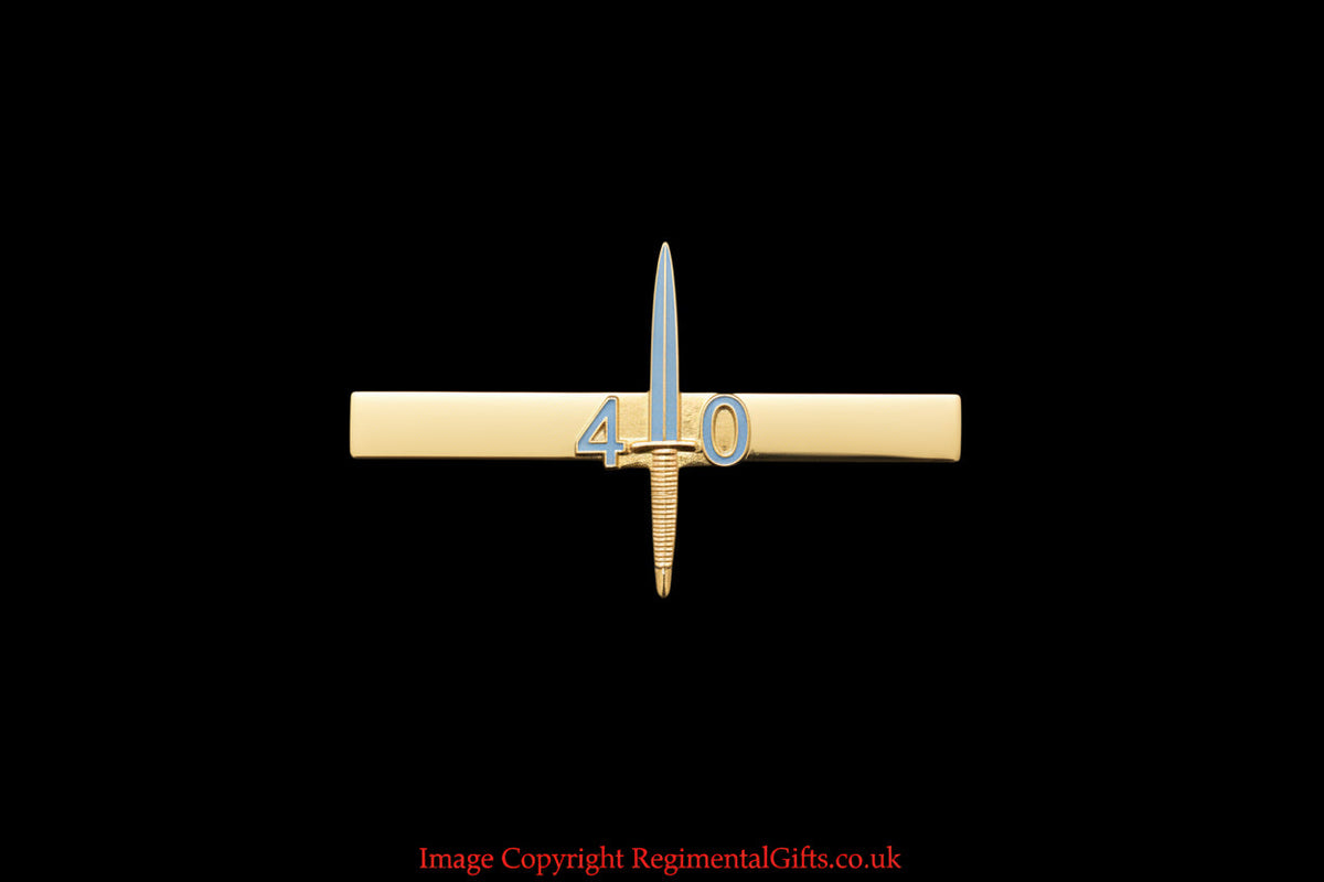40 Commando Royal Marines Dagger Tie Bar