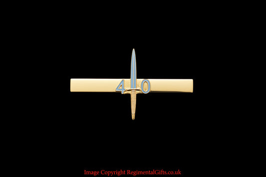 40 Commando Royal Marines Dagger Tie Bar