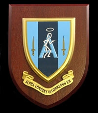Apha Coy - 40 Commando RM - Wall Shield Plaque | MOD Licensed Seller