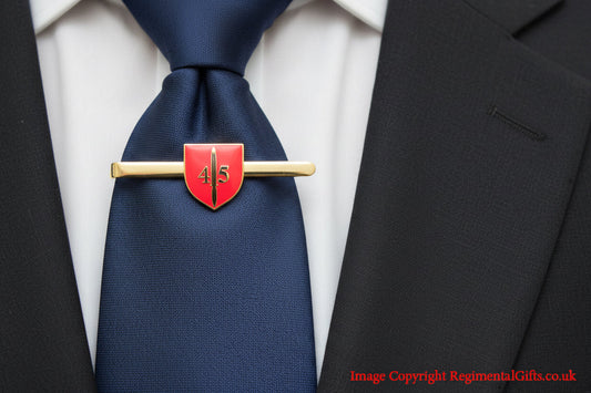 45 Commando Royal Marines Shield Tie Bar