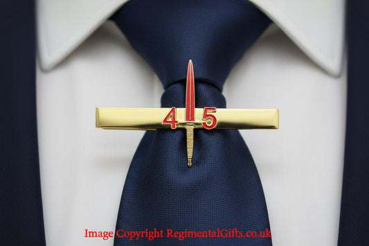 45 Commando Royal Marines Dagger Tie Bar