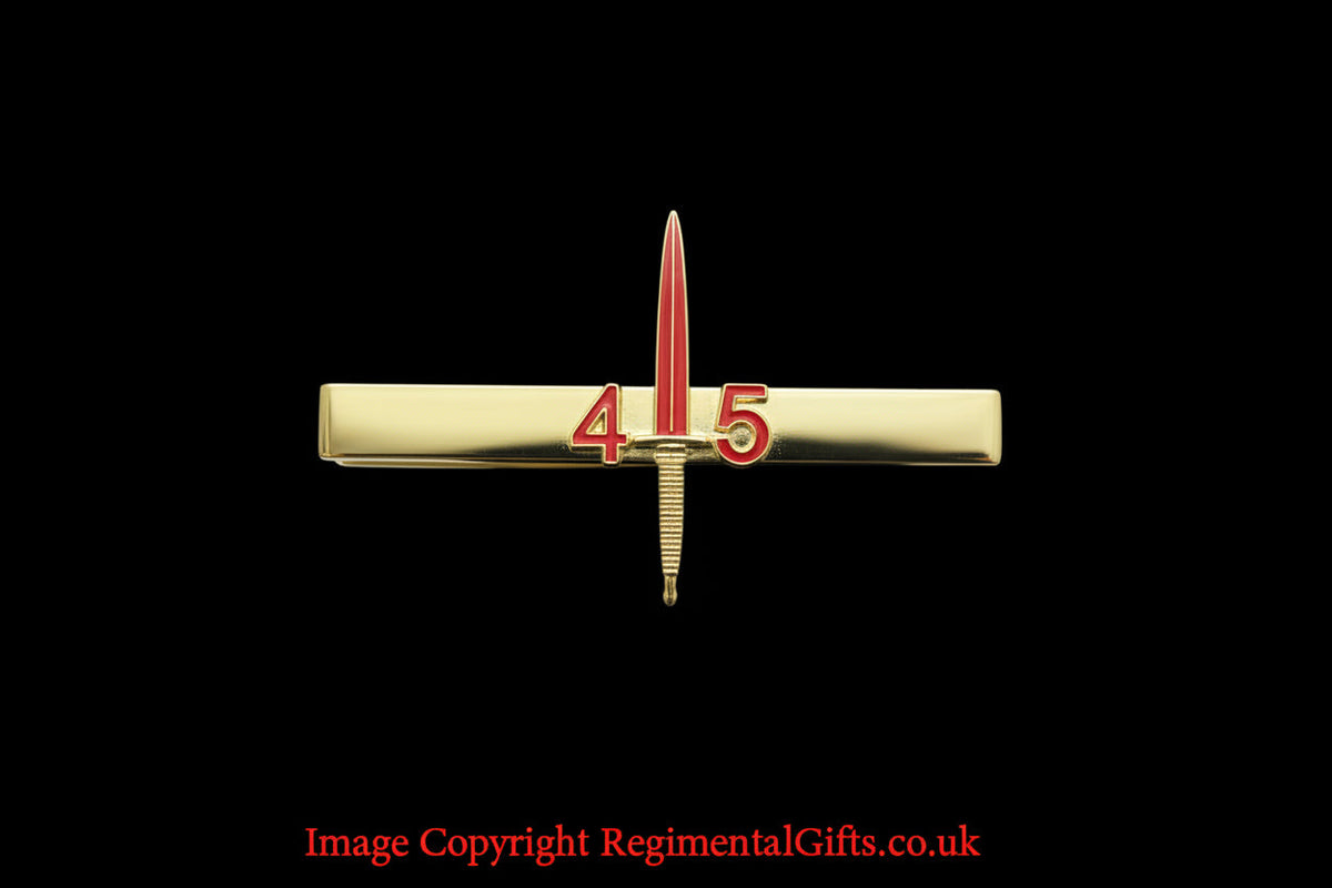 45 Commando Royal Marines Dagger Tie Bar