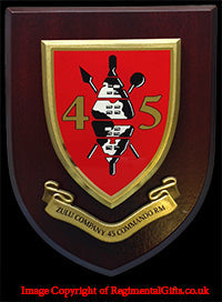 Zulu Coy - 45 Commando RM - Wall Shield Plaque | MOD Licensed Seller