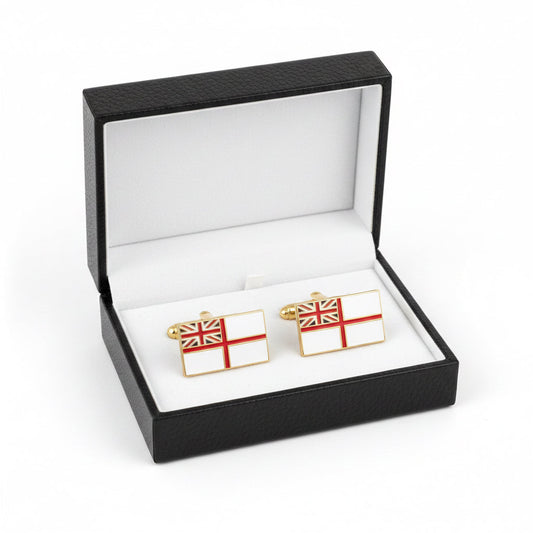 Royal Navy White Ensign Cufflinks | MOD Licensed Product