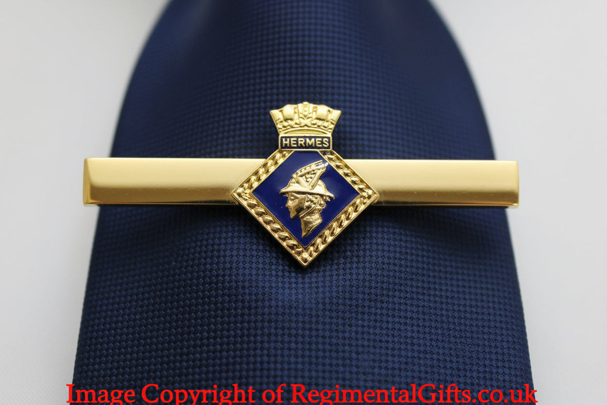 HMS Hermes Tie Bar