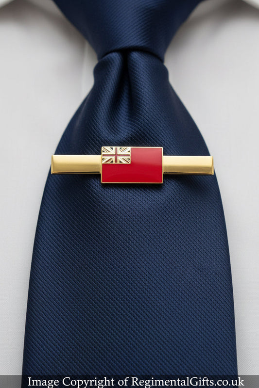 Royal Navy Red Ensign Tie Bar